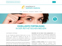 excellence-aesthetic-medicine.com Webseite Vorschau