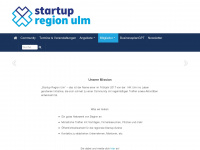 startup-region-ulm.de Webseite Vorschau
