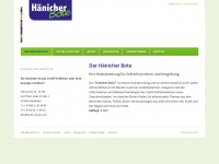 haenicher-bote.de Webseite Vorschau
