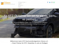 kfz-gutachter-stuttgart.de Webseite Vorschau