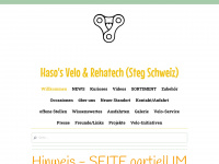 haso-velo.ch Webseite Vorschau