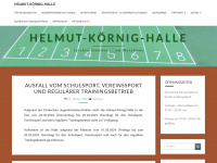 helmut-koernig-halle.de Webseite Vorschau