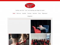 cadillac-jazz-chor.at Webseite Vorschau