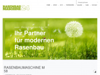rasenbaumaschine24.de Webseite Vorschau