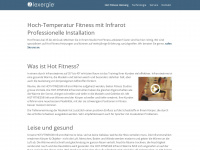 hot-fitness.ch Webseite Vorschau