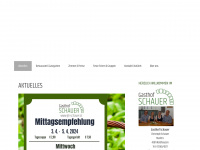 gasthof-schauer.com Webseite Vorschau