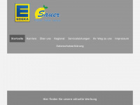 edeka-sauer.de Webseite Vorschau