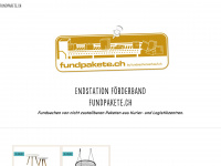 fundpakete.ch Webseite Vorschau
