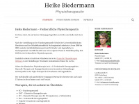 heike-biedermann.de Webseite Vorschau