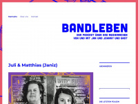 bandleben.de Webseite Vorschau
