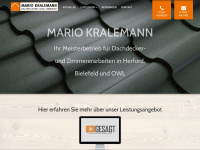 kralemann-dach.de Webseite Vorschau