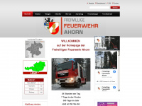 ff-ahorn.at Webseite Vorschau