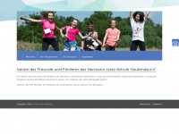 foerderverein-haubinda.de Webseite Vorschau