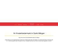 kinderkleidermarkt-st-maergen.de Webseite Vorschau