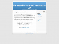 Rechtsanwalt-hochstrat.org