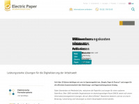 electricpaper.de Webseite Vorschau