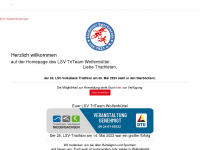 lsv-triathlon.de Webseite Vorschau