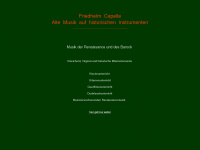 friedhelm-capelle.de Webseite Vorschau
