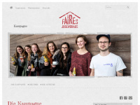 fairesjugendhaus.de Webseite Vorschau