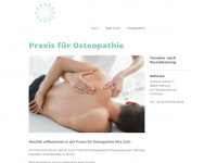 osteopathie-tettnang.de Webseite Vorschau
