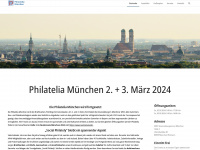 philatelia-muenchen.de Webseite Vorschau
