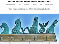 hubert-hausverwaltung-berlin.de Webseite Vorschau