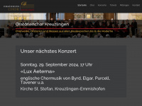 oratorienchor-kreuzlingen.ch Webseite Vorschau