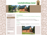 lewitzforsthaus-jamel.de Webseite Vorschau