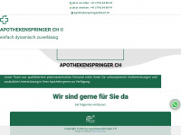 apothekenspringer.ch Webseite Vorschau