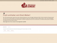 baeckerei-einert.de Webseite Vorschau