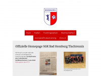 sgk-badhomburg-tischtennis.de Webseite Vorschau