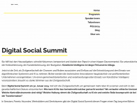 digital-social-summit.de Webseite Vorschau