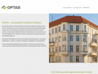 optas-berlin.de Webseite Vorschau