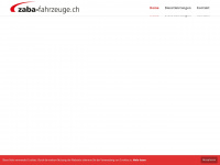 zaba-fahrzeuge.ch Webseite Vorschau