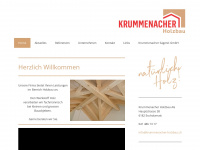 krummenacher-holzbau.ch Webseite Vorschau