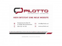 pilotto.at Webseite Vorschau