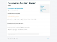 frauenverein-reutigen-stocken.ch Webseite Vorschau