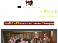 häckl-buam.de Webseite Vorschau