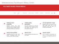 paraffinwerk.de Webseite Vorschau