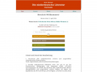 niederdeutsche-literatur.de Webseite Vorschau