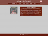 solina-cello-ensemble.com Webseite Vorschau