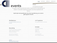 c3-events.de Webseite Vorschau