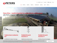 peters-mixer.com Webseite Vorschau