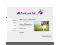 alitura-pro-canis.de Webseite Vorschau