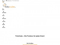 fotocube.ch Webseite Vorschau