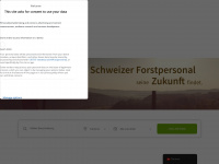 forstjob.ch Webseite Vorschau