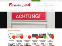 fireshop24.de Webseite Vorschau