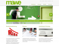 mawe-brandschutz.de Webseite Vorschau