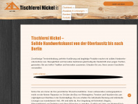 tischlerei-nickel.info Webseite Vorschau