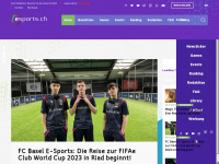 esports.ch Webseite Vorschau